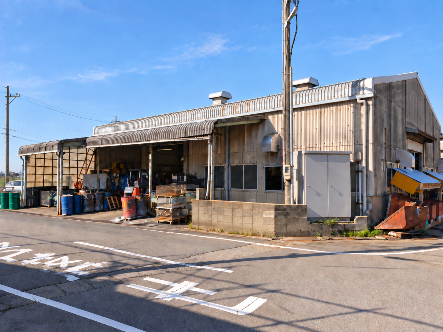 株式会社米泉鉄工所の工場外観